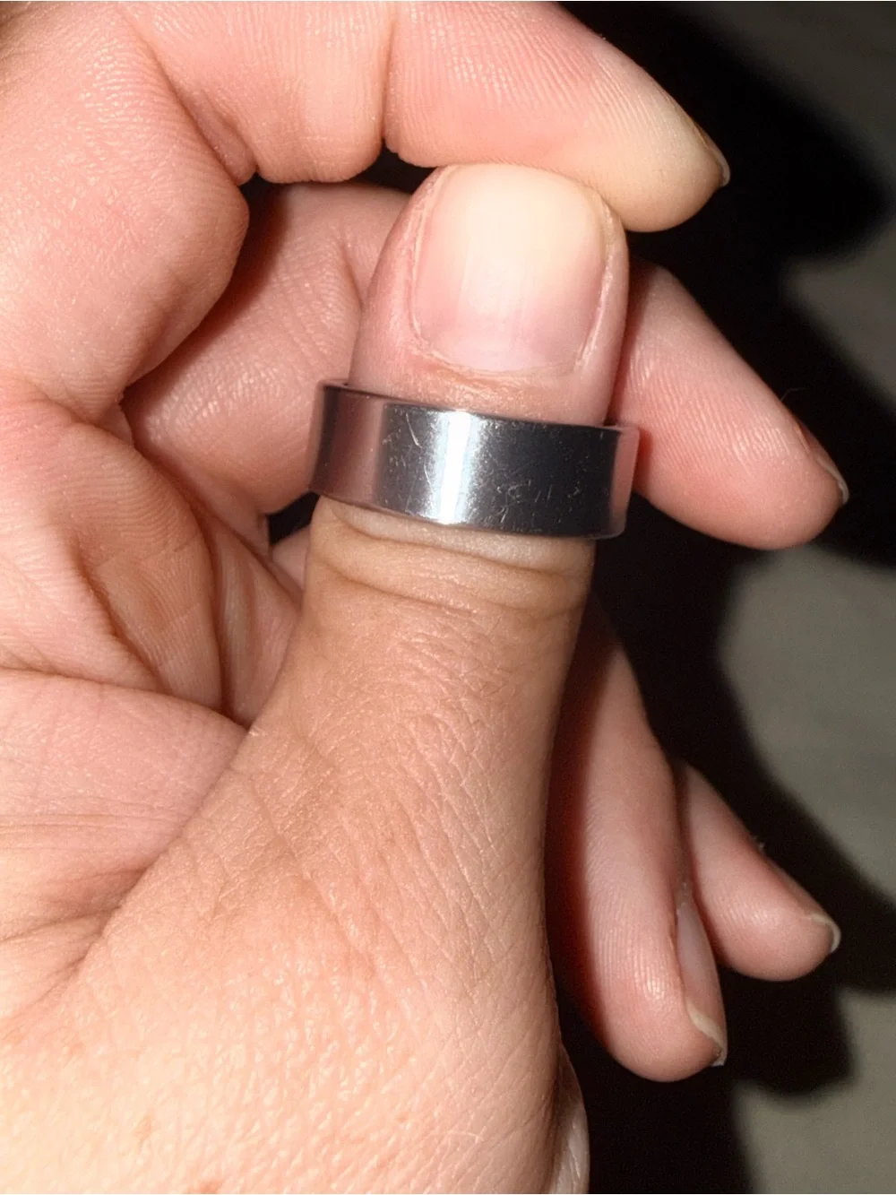 QALO QRNT Slim Smart Ring - Silver size 10